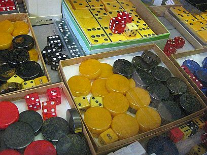 Bakelite Backgammon pieces